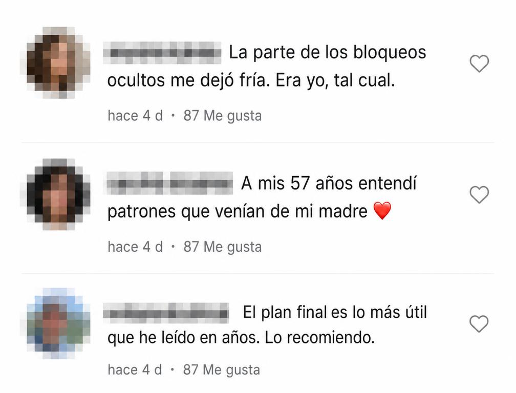 Comentarios de personas que recibieron su Mapa Cabalístico
